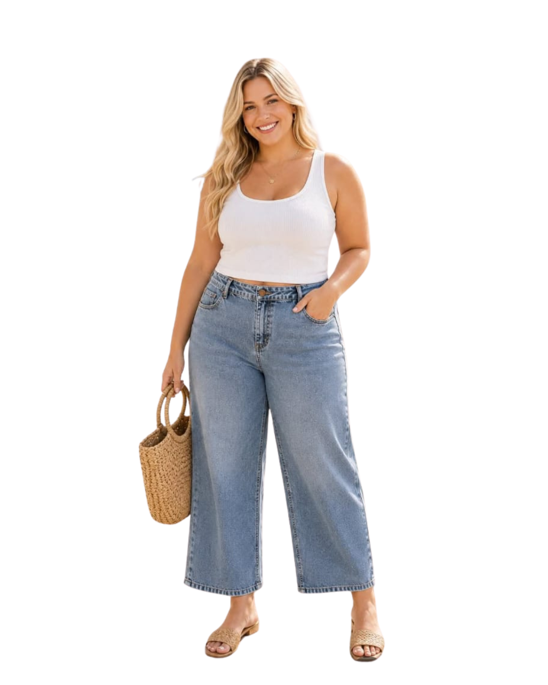 Pantacourt jeans