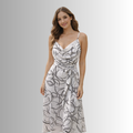 Satin cotton dress