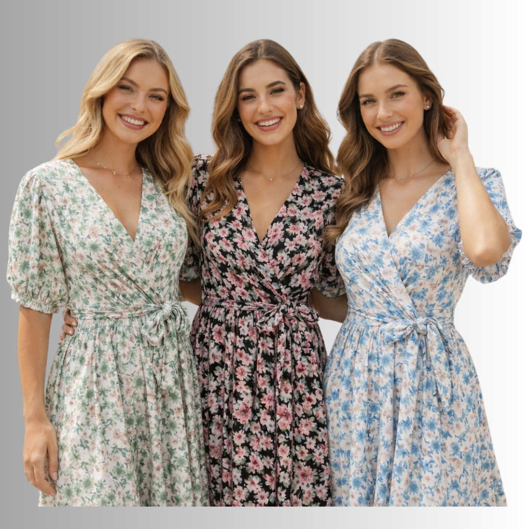 Floral Elegance Dress 🌸