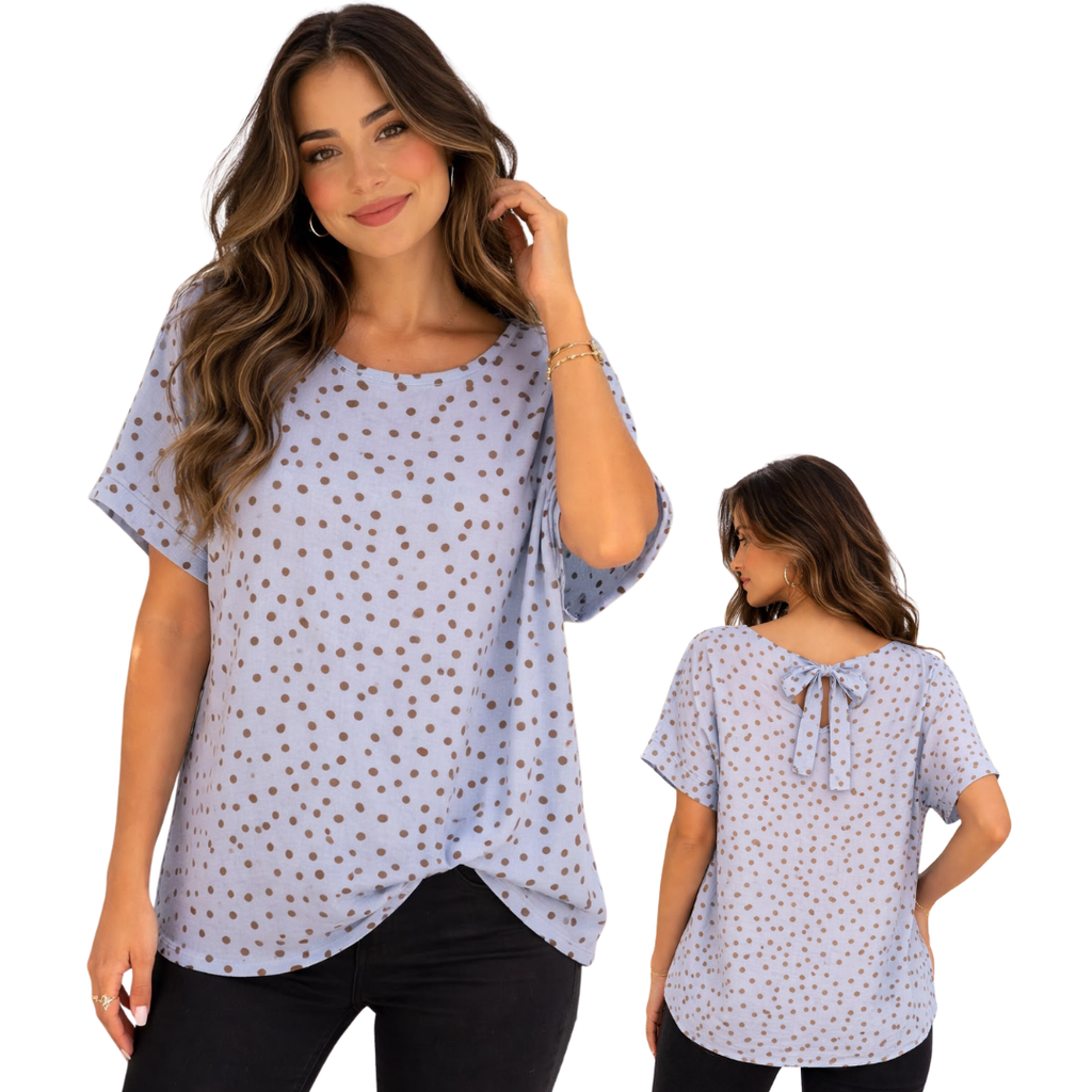 Polka oversize blouse
