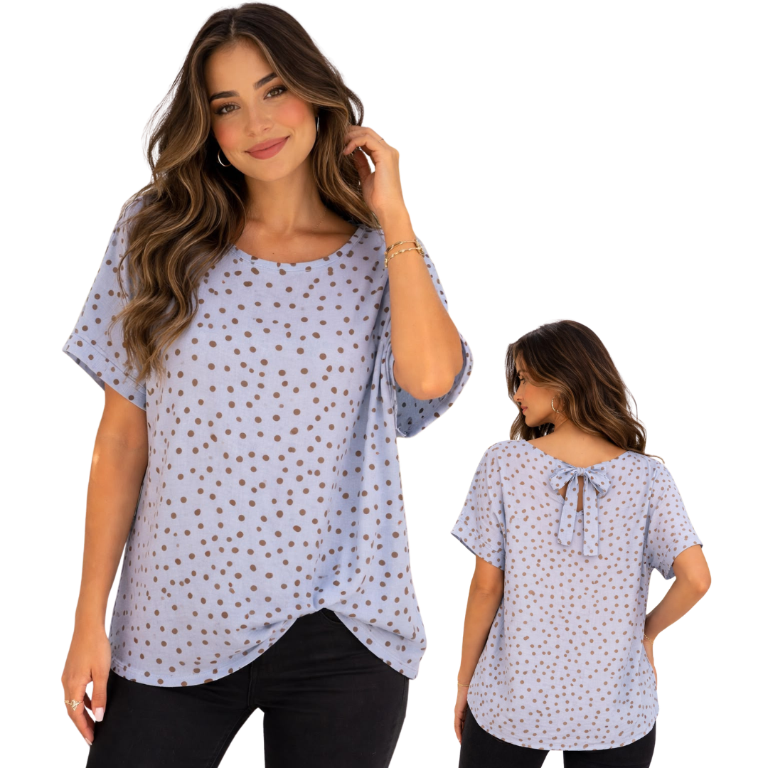 Polka oversize blouse