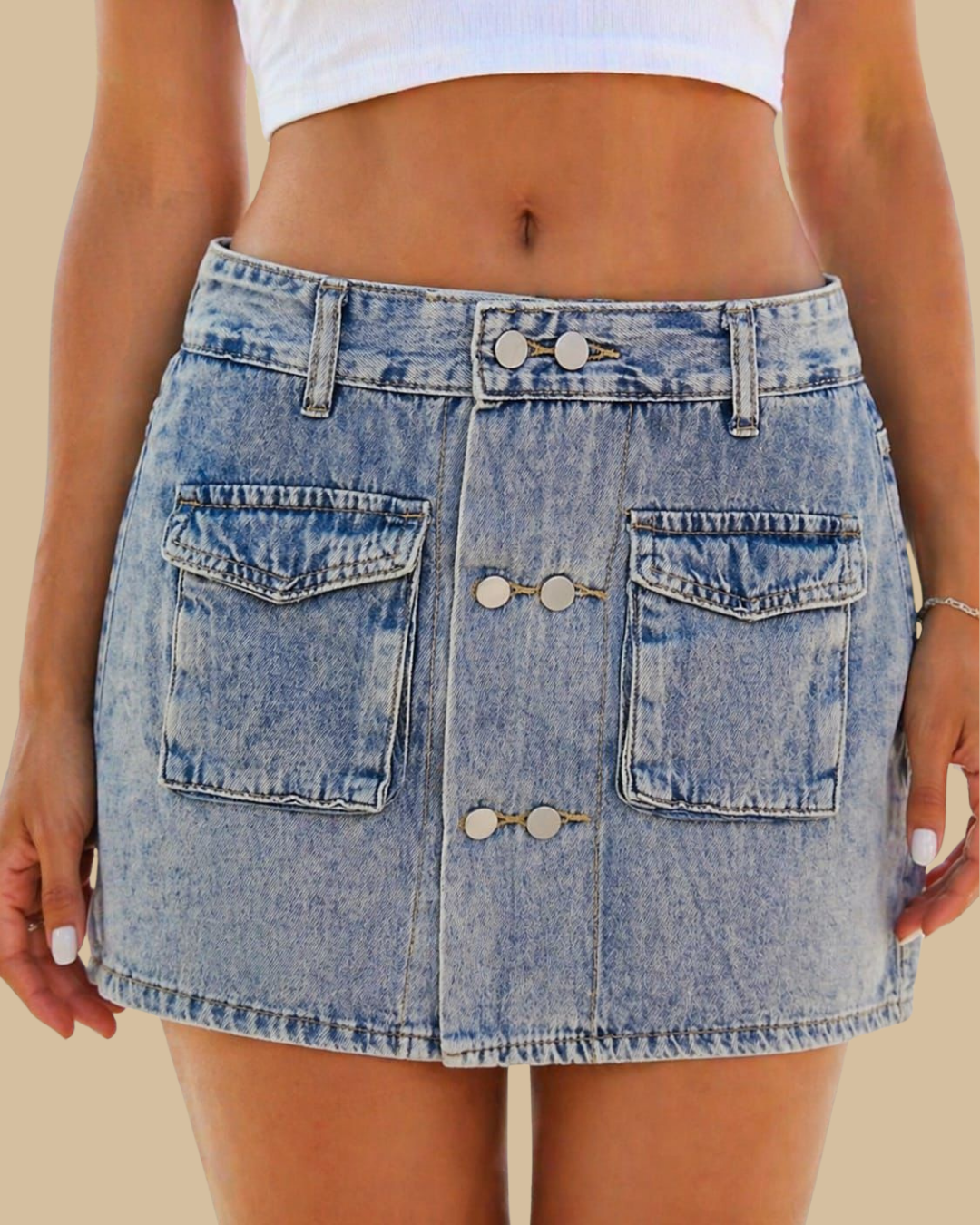 Denim skirt
