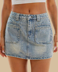 Luna denim short