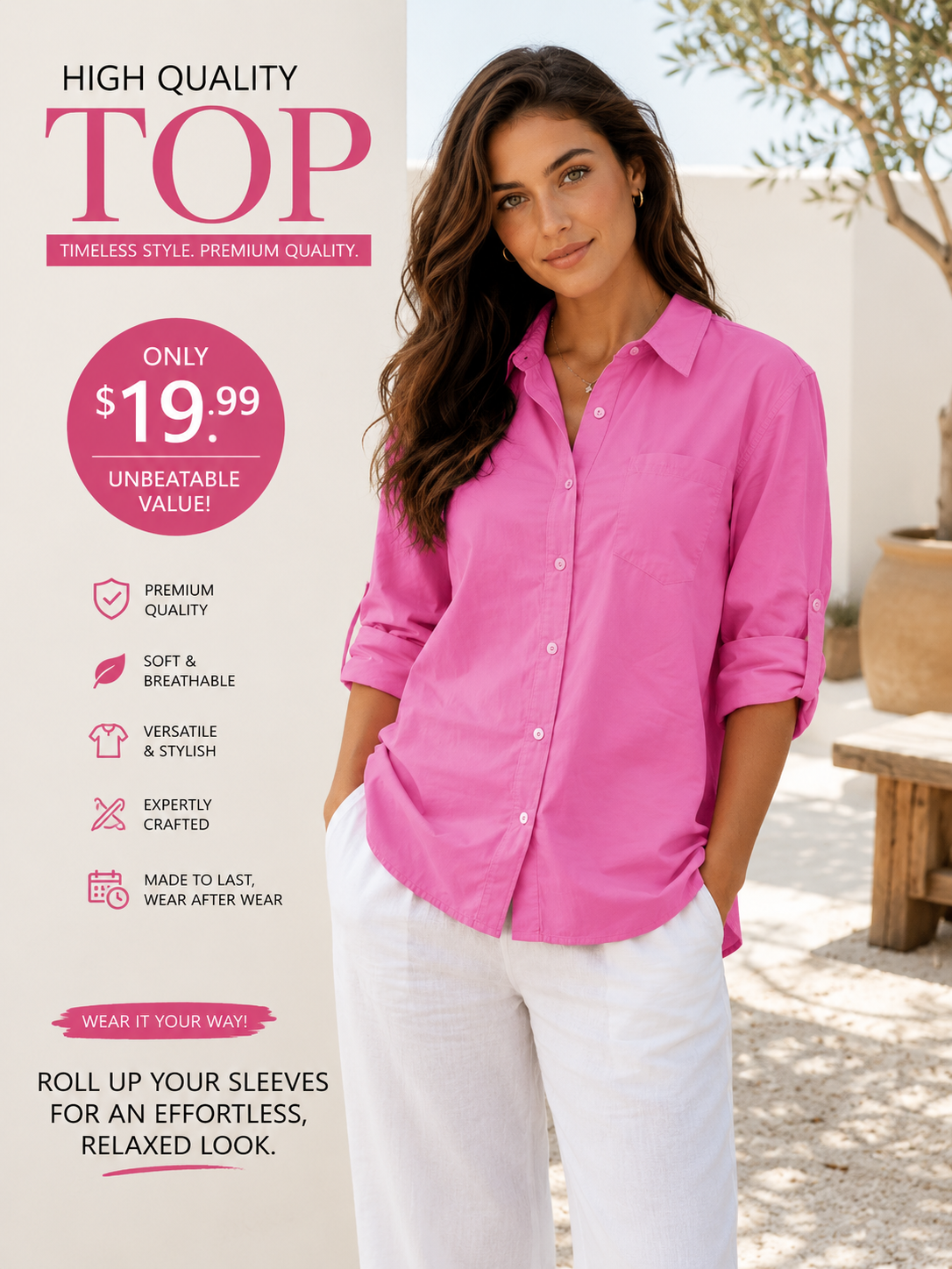 2-Way Button Up