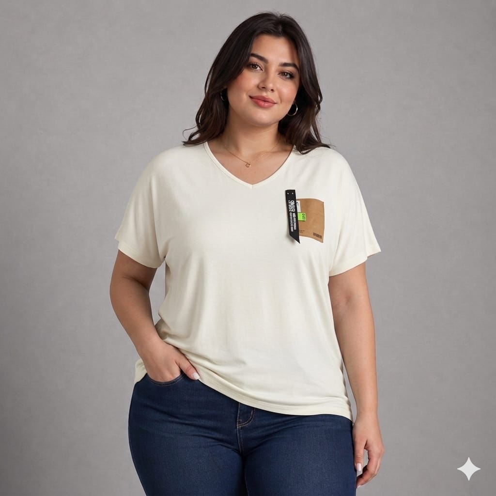Cotton oversize blouse