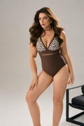Brown swimwear