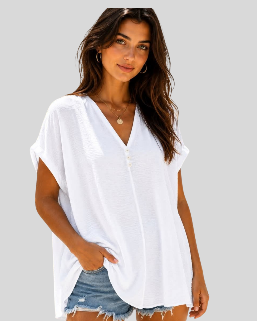 Relaxed fit summer top