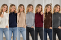 Rhinestone Zip Knit Cardigan