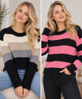 Striped Knit Sweater