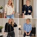 Bow Detail Knit Cardigan