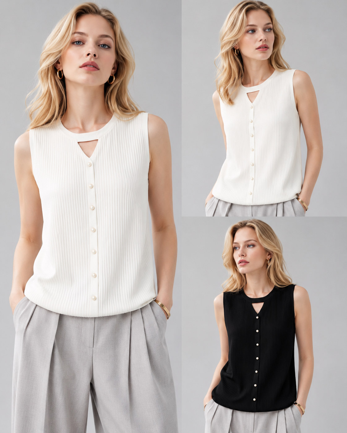 Sleeveless tank top